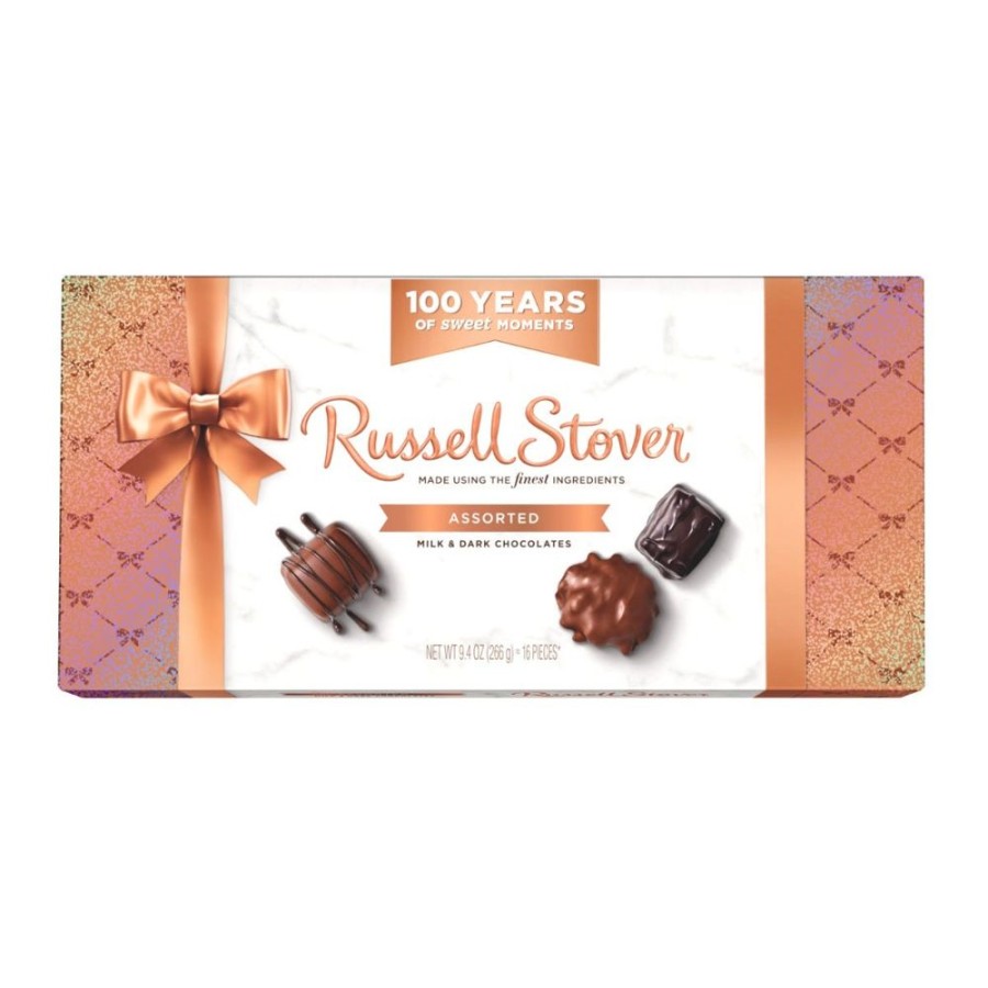 Chocolate Russell Stover | Assorted Chocolate 100Th Anniversary Box, 9.4 Oz.
